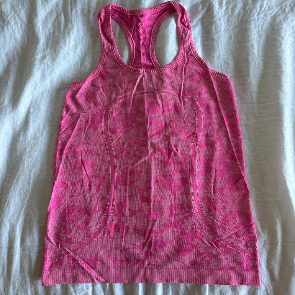 Lululemon Athletica Swiftly Pink Tank Top